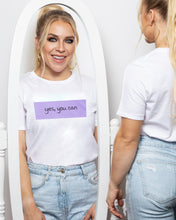 Load image into Gallery viewer, Yes You Can - Basic Cotton Tee Shirt
